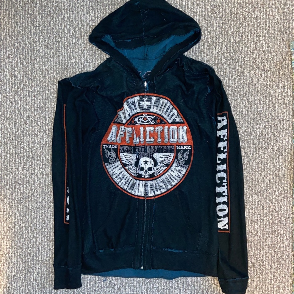 AFFLICTION Reversible hoodie *XL*